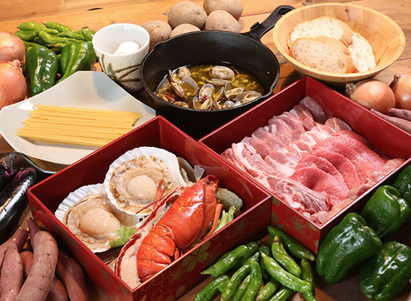 グランピングBBQセット